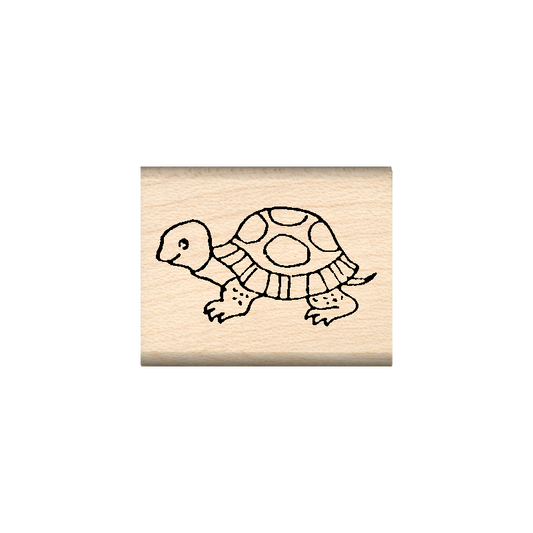 Turtle Rubber Stamp 1" x 1.25" block