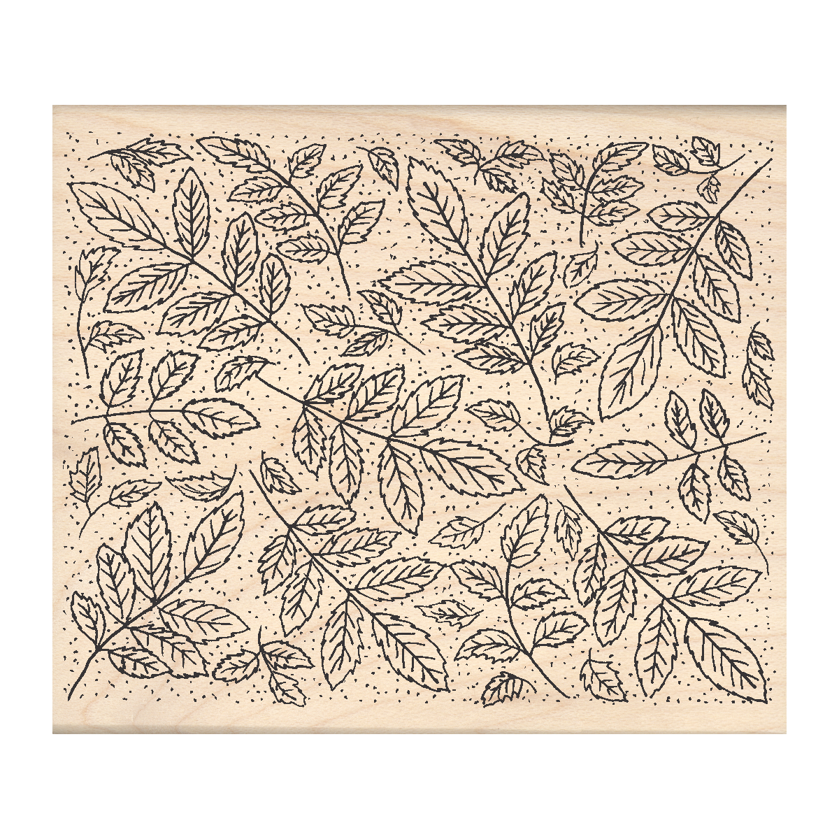 Background Pattern Rubber Stamp 3" x 4" block