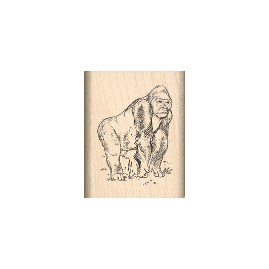 Gorilla Rubber Stamp 1" x 1.25" block