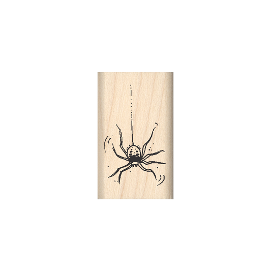 Spider Rubber Stamp .75" x 1.25" block