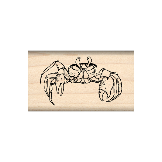 Stone Crab Rubber Stamp 1" x 1.75" block