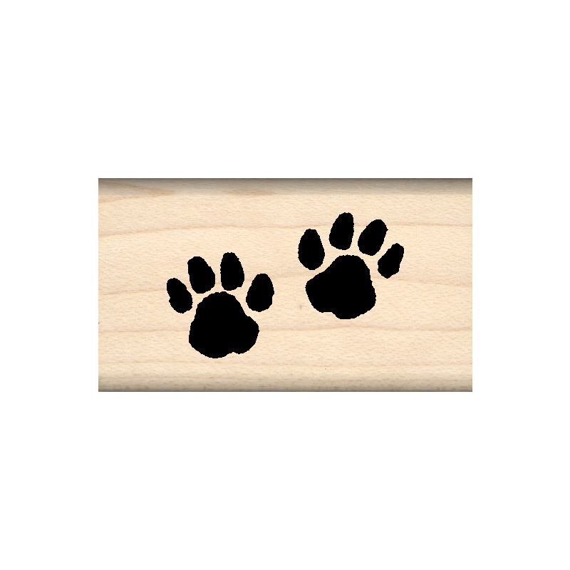 Paws Rubber Stamp 1" x 1.75" block