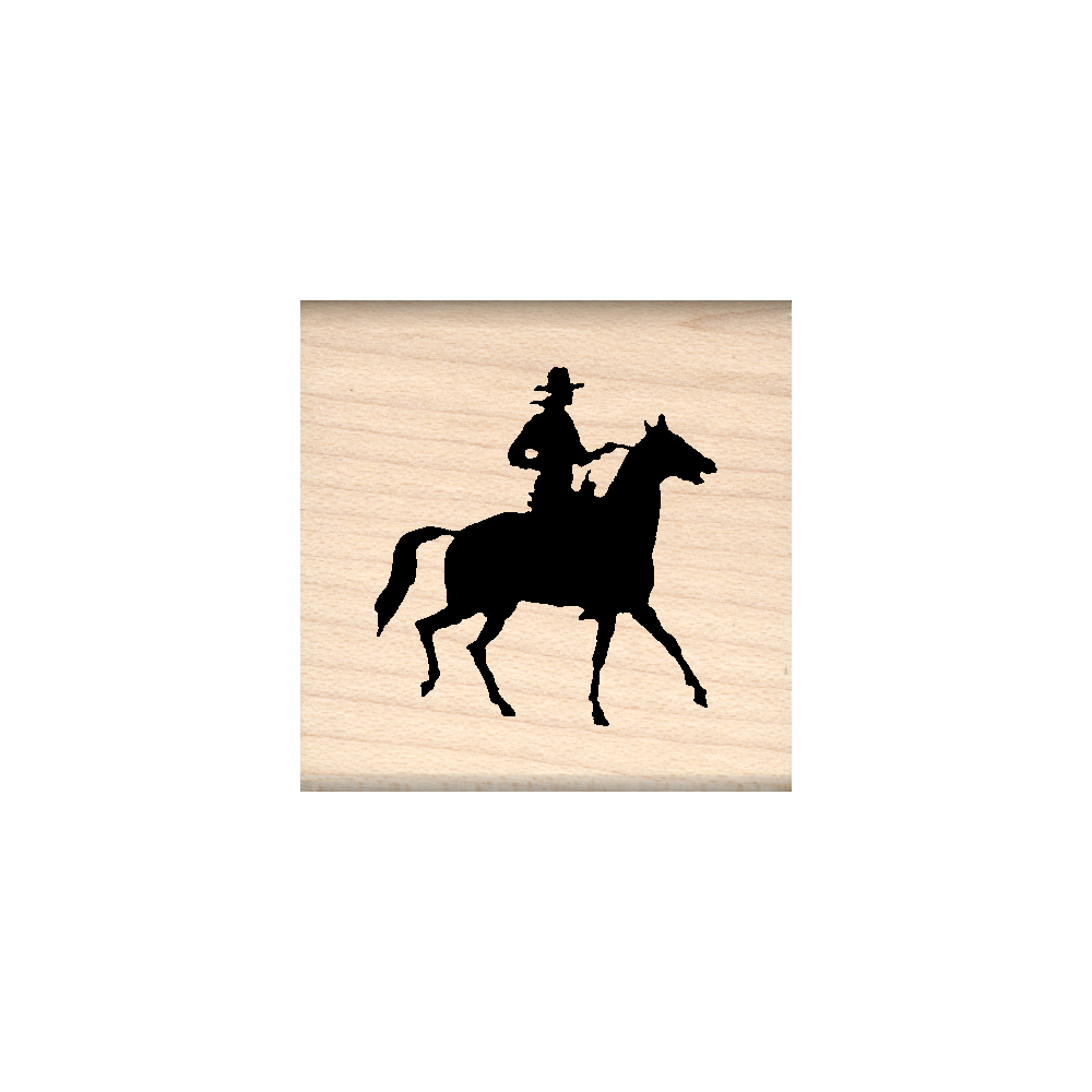 Horse Rubber Stamp 1.5" x 1.5" block