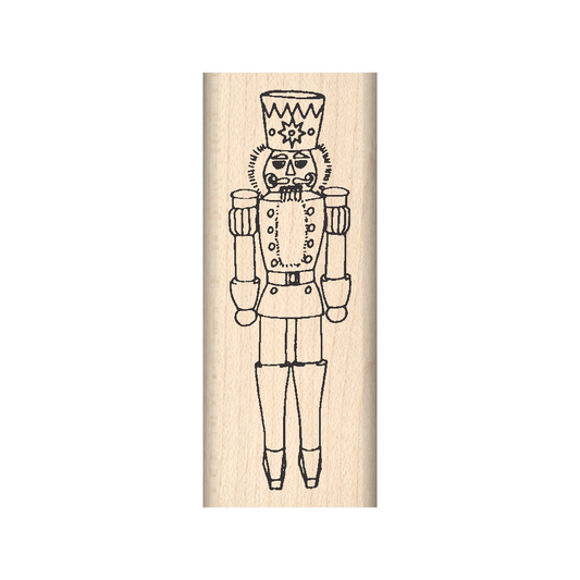 Toy Soldier Rubber Stamp 1" x 2.5" block