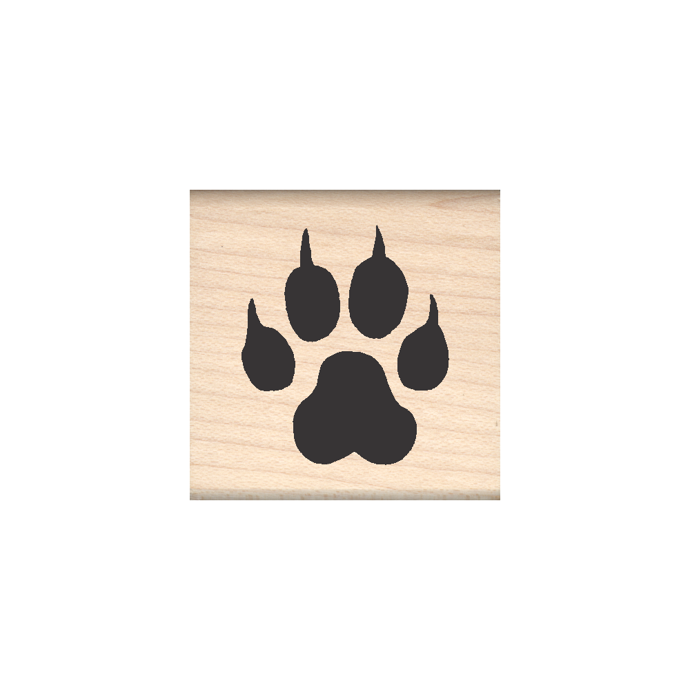 Claws Rubber Stamp 1.5" x 1.5" block