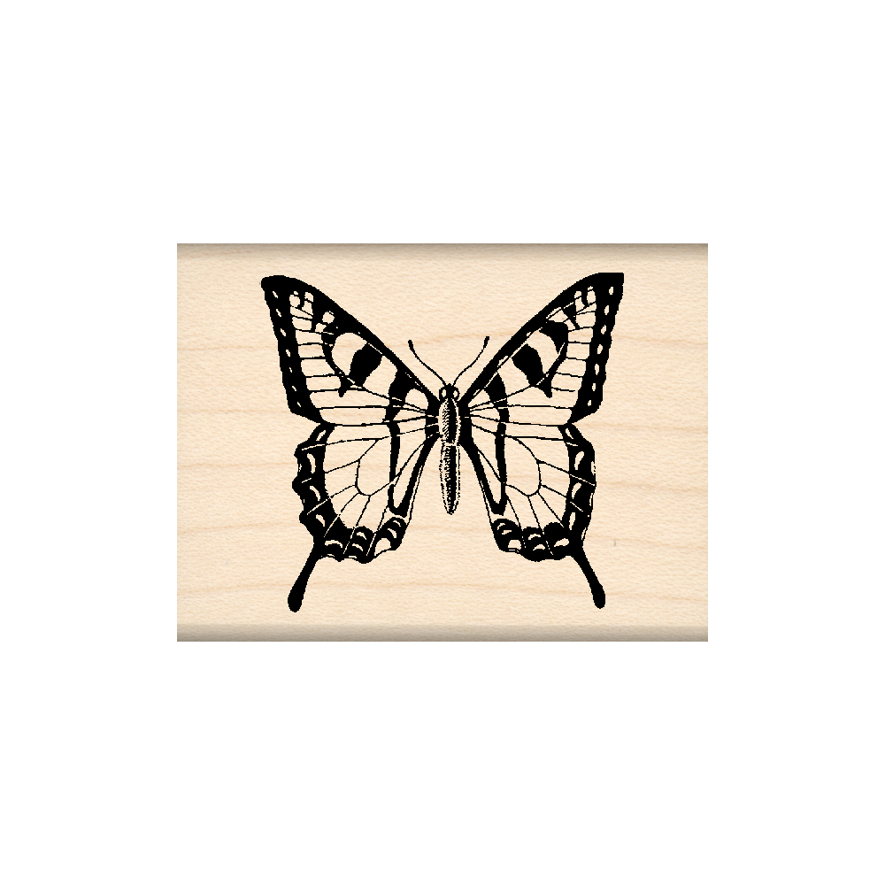 Butterfly Rubber Stamp 1.5" x 2" block