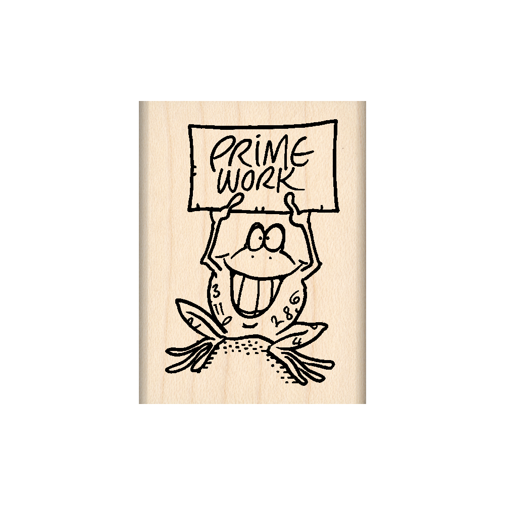 Prime Work Teacher Rubber Stamp 1.5" x 2" block