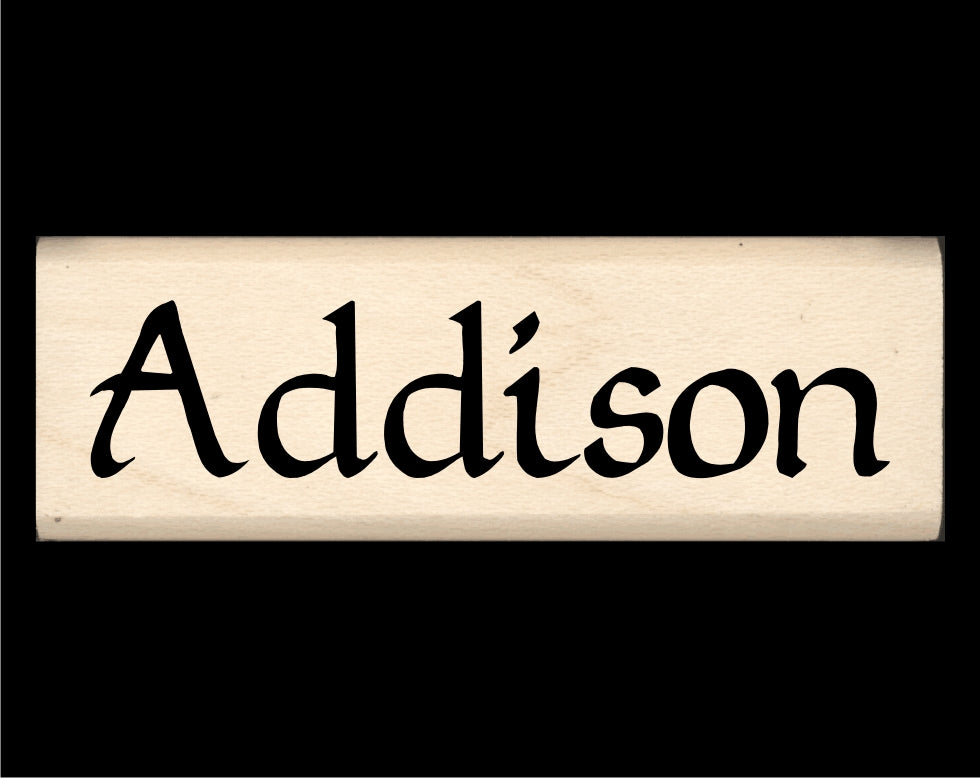 Addison Name Stamp