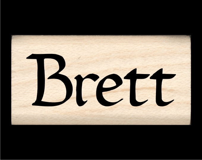 Brett Name Stamp