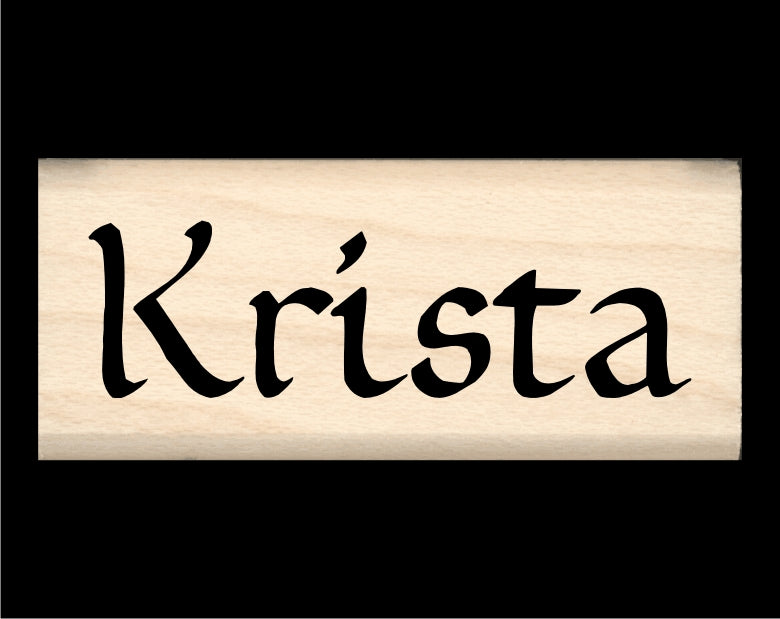 Krista Name Stamp