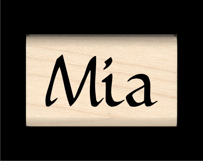 Mia Name Stamp