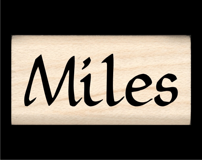 Miles Name Stamp