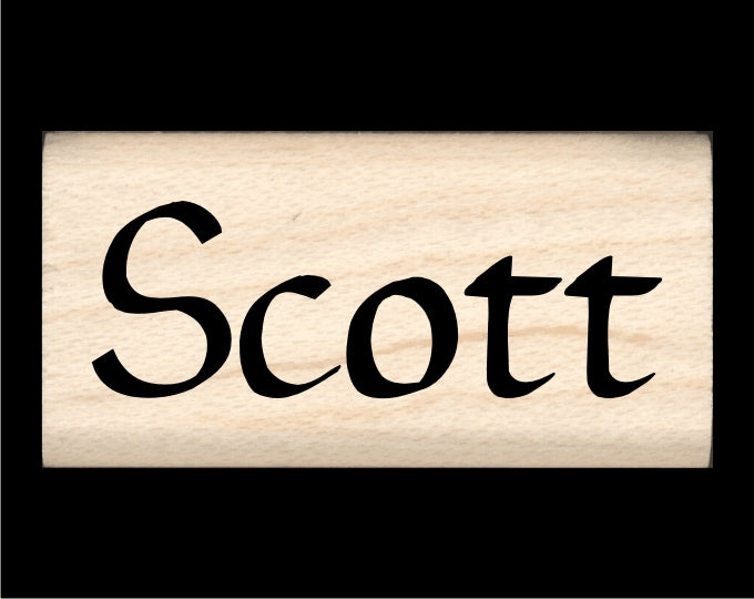 Scott Name Stamp