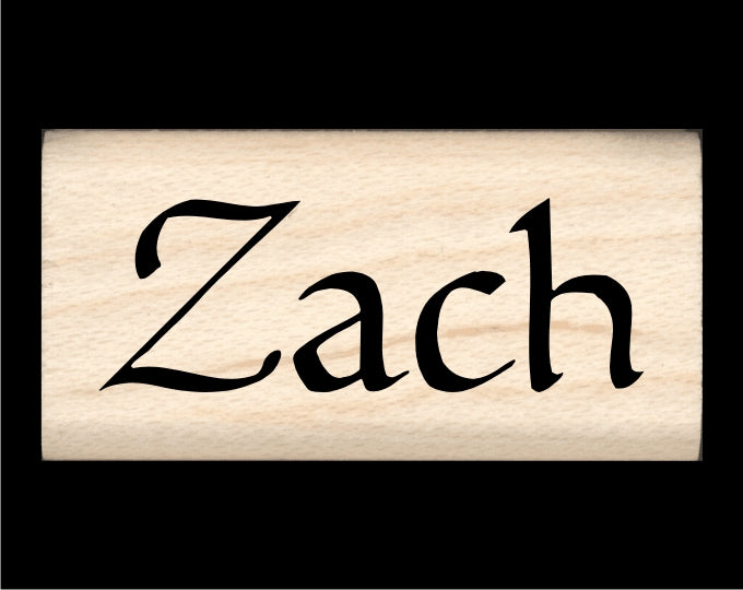 Zach Name Stamp