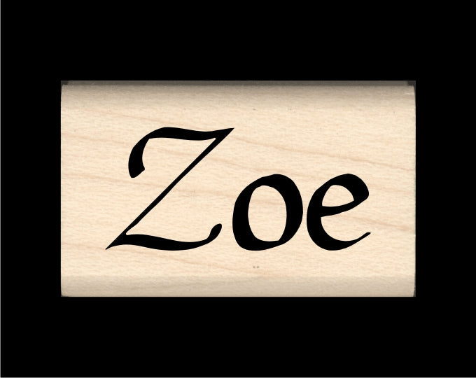 Zoe Name Stamp