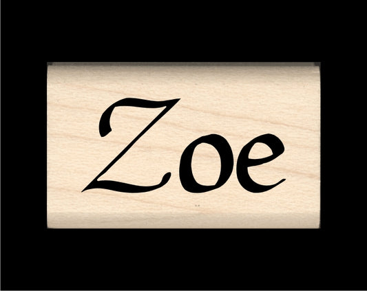 Zoe Name Stamp