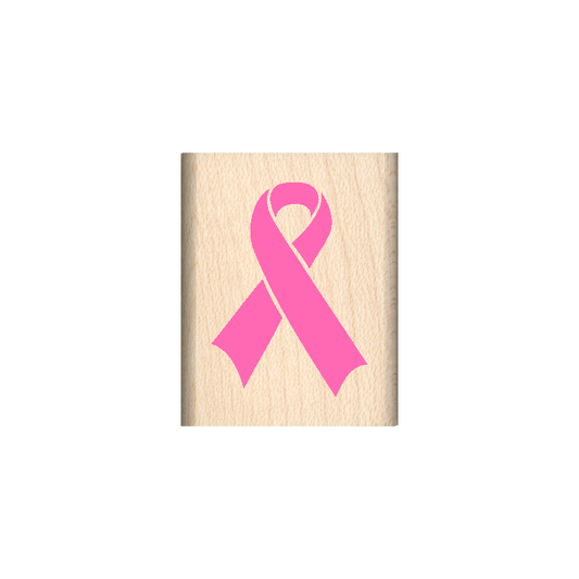 Ribbon Rubber Stamp 1" x 1.25" block