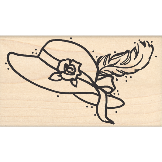 Red Hat Rubber Stamp 2.5" x 4" block