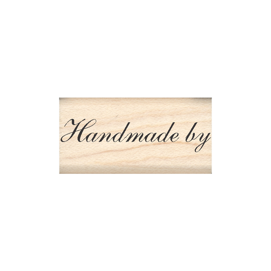 Handmade by Rubber Stamp .75" x 1.75" block