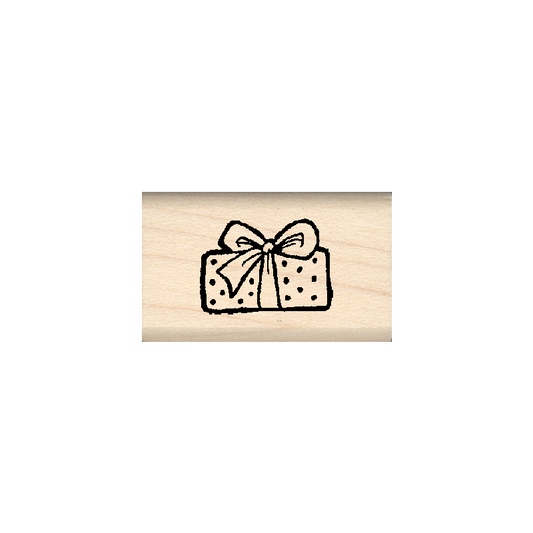 Gift Rubber Stamp .75" x 1.25" block
