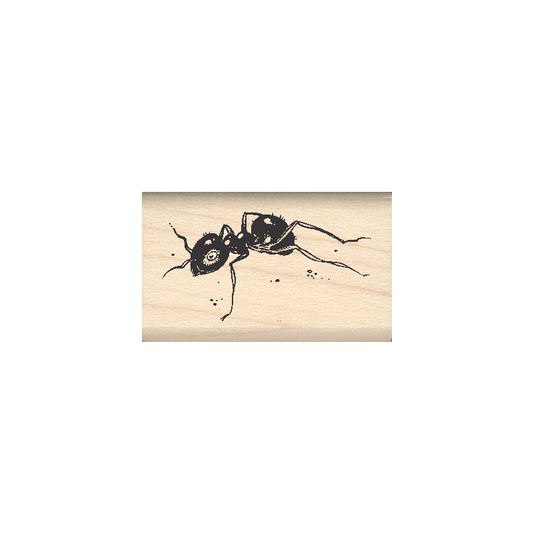 Ant Rubber Stamp .75" x 1.25" block