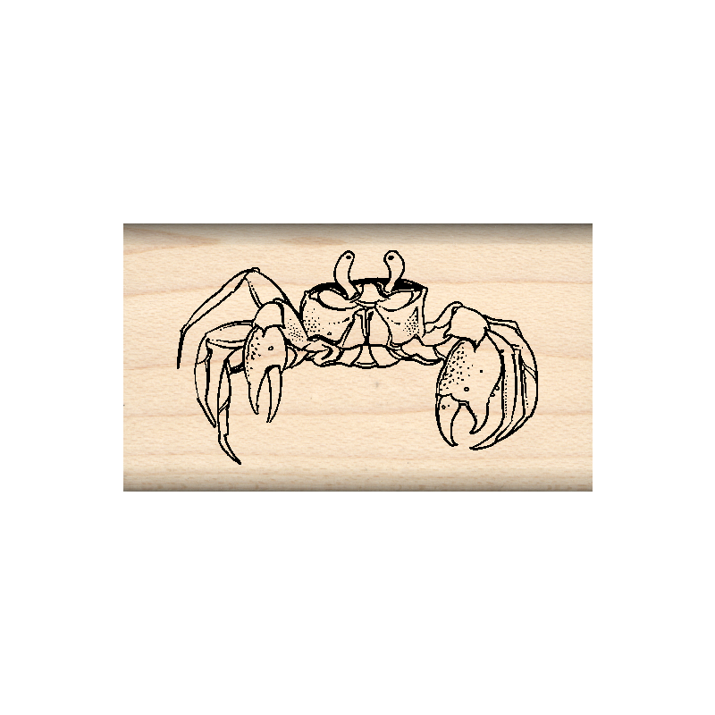 Stone Crab Rubber Stamp 1" x 1.75" block