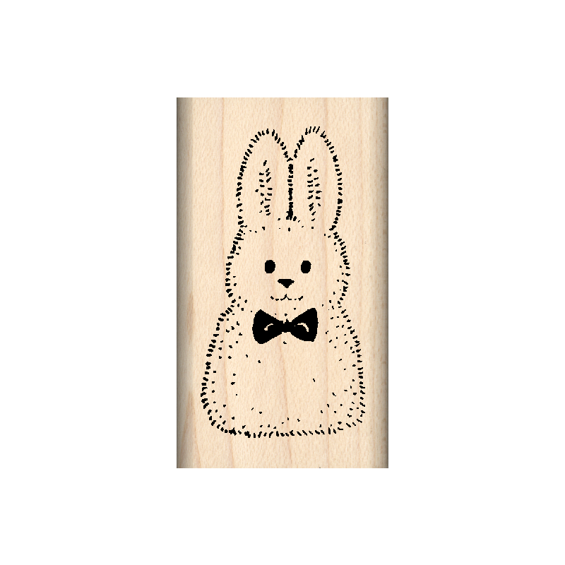 Bunny Rubber Stamp 1" x 1.75" block