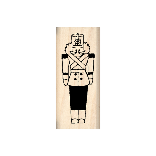 Toy Soldier Rubber Stamp .75" x 1.75" block