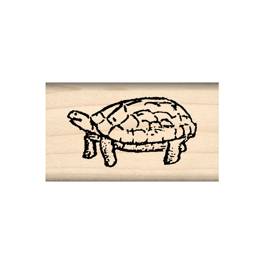 Tortoise Rubber Stamp 1" x 1.75" block