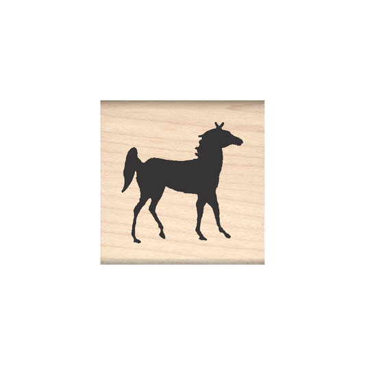 Horse Rubber Stamp 1.5" x 1.5" block