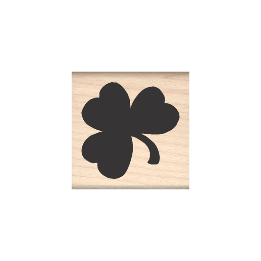 Shamrock Rubber Stamp 1.5" x 1.5" block
