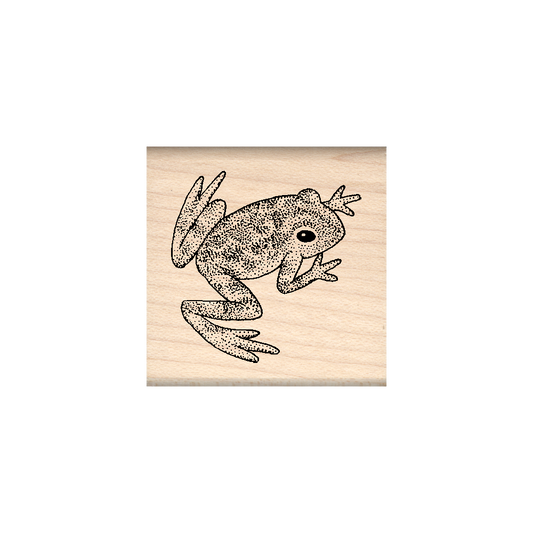 Frog Rubber Stamp 1.5" x 1.5" block