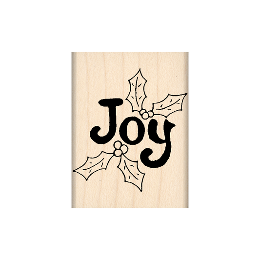 Joy Rubber Stamp 1.5" x 2" block
