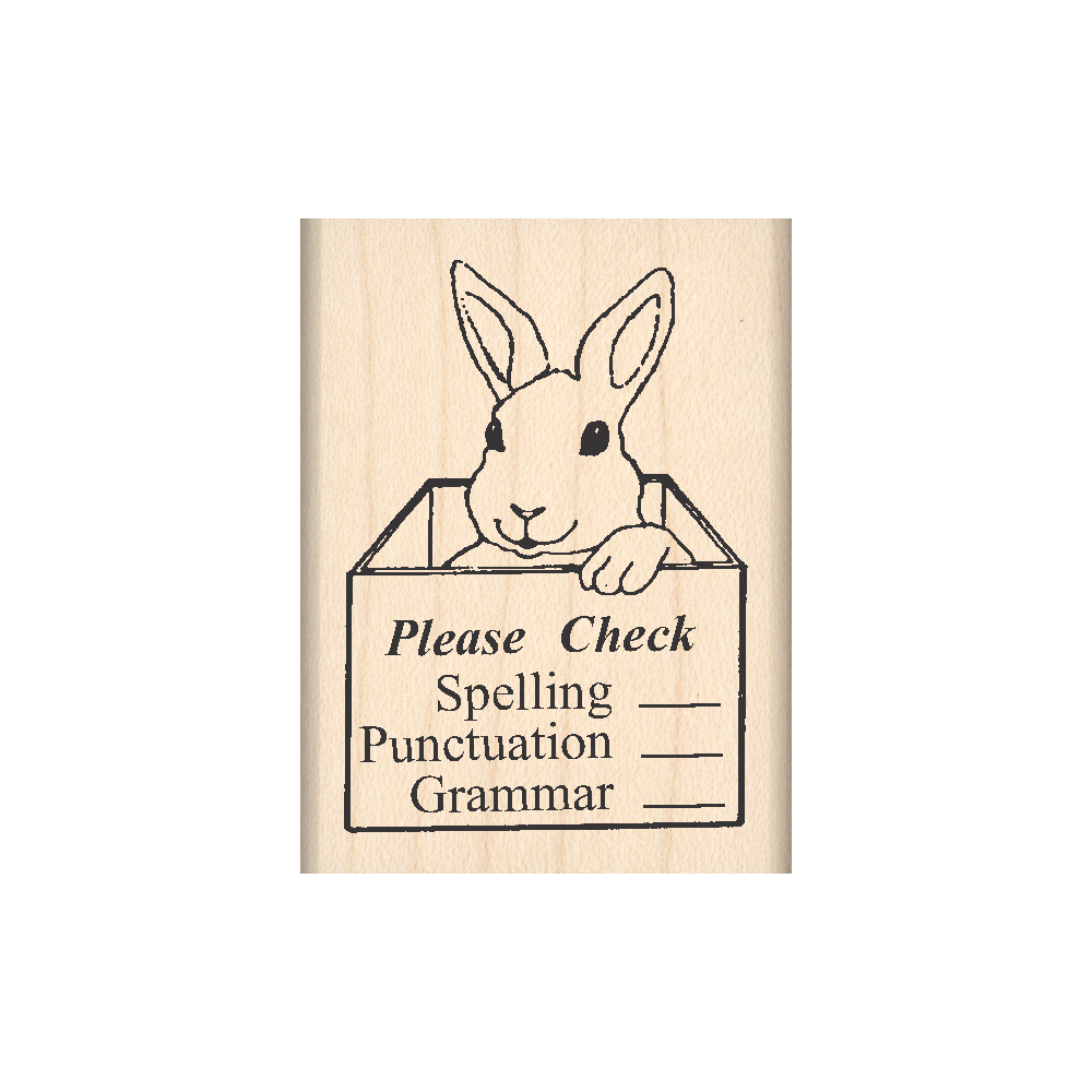 Please Check: Spelling/Punctuation/Grammar Teacher Rubber Stamp 1.5