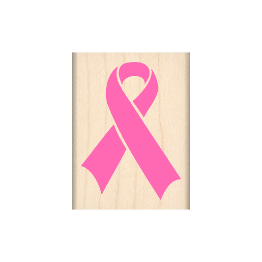 Ribbon Rubber Stamp 1.5" x 2" block