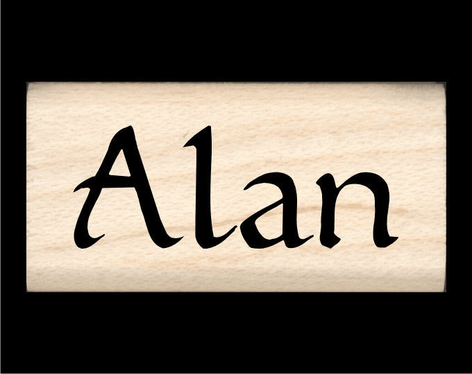 Alan Name Stamp