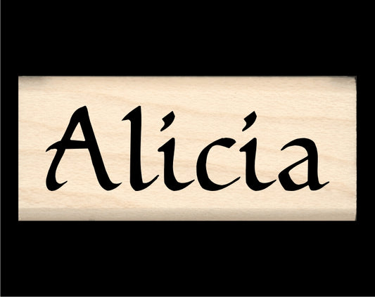 Alicia Name Stamp