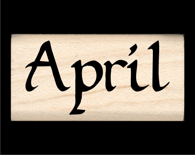 April Name Stamp – Stamps by Impression