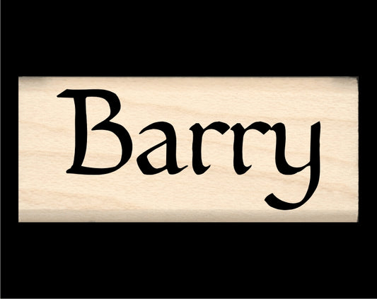 Barry Name Stamp