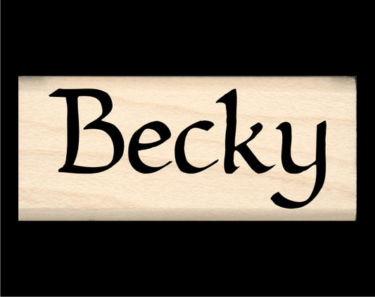 Becky Name Stamp
