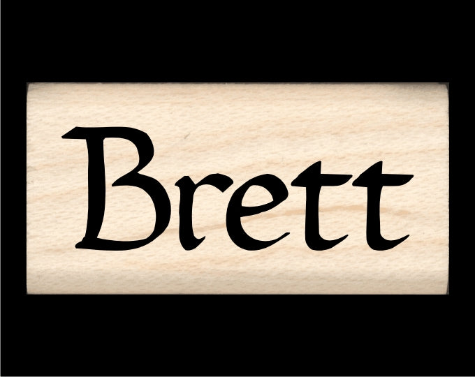 Brett Name Stamp – Stamps by Impression
