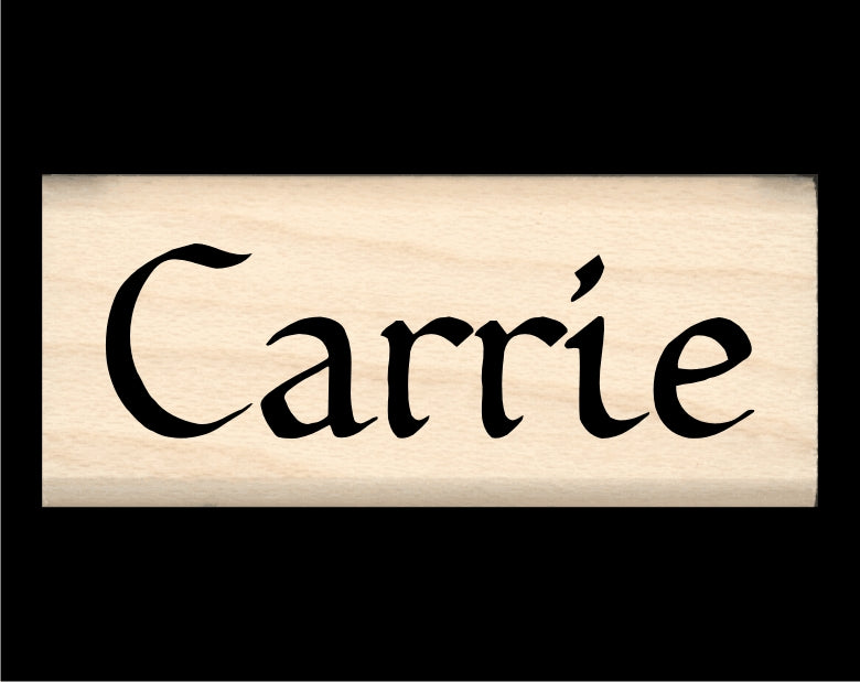 Carrie Name Stamp