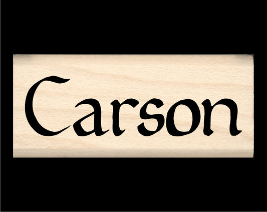 Carson Name Stamp
