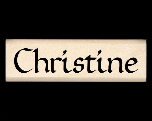 Christine Name Stamp