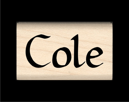 Cole Name Stamp