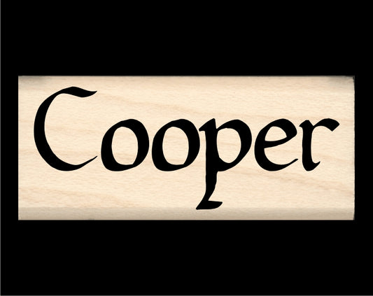 Cooper Name Stamp