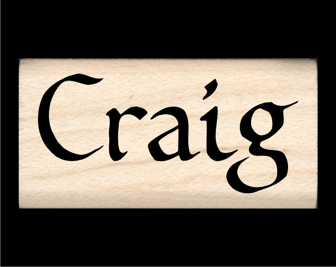 Craig Name Stamp