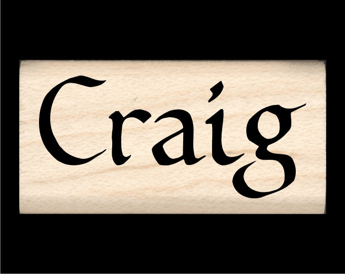 Craig Name Stamp – Stamps by Impression