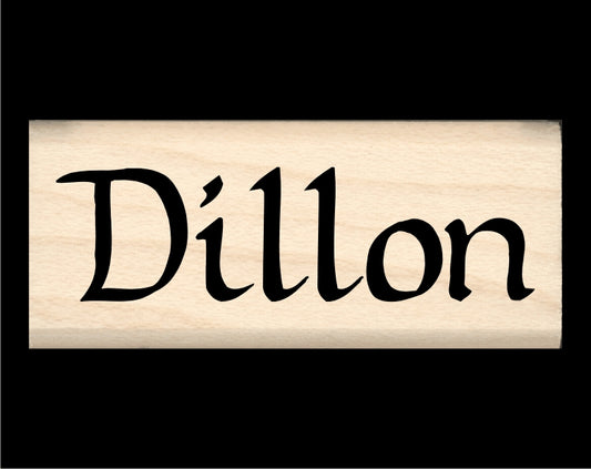 Dillon Name Stamp
