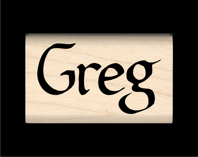 Greg Name Stamp